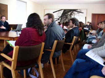 Alguns dos participantes na 1ª edição do curso (Fevereiro de 2005)